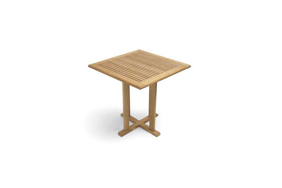 Cafe FSC 75cm sq teak table