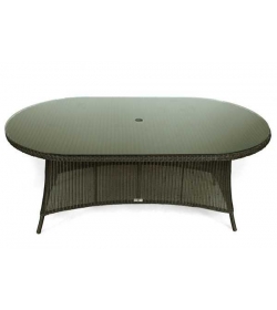 Feri 180cm oval wicker table