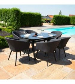 ambition 6 seat oval dining set
