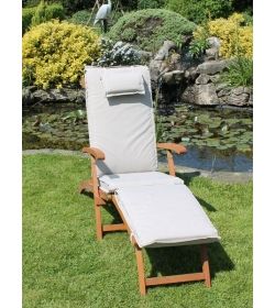 Steamer outdoor cushion - Bedrock