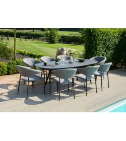 Pebble 8 Seat Oval Dining