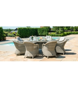 Oxford Heritage 8 Seater  Fire Pit Dining