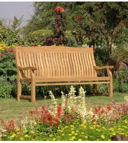 Malvern teak bench - 180cm