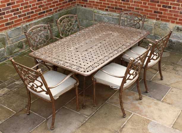 Casino 6 seater Rectangle table & chairs Set