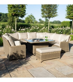 Winchester Royal U Shaped Sofa Set - With Fire Pit