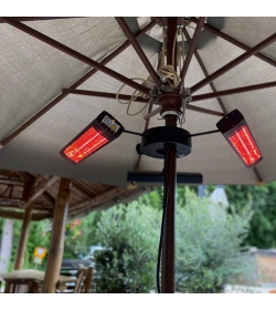 3KW Tri Parasol Heater With Remote