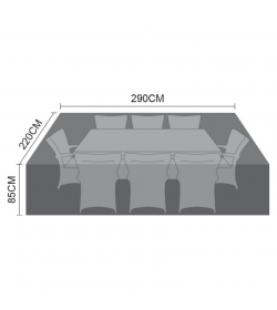 Cover for 8 Seat Rectangular Dining Set