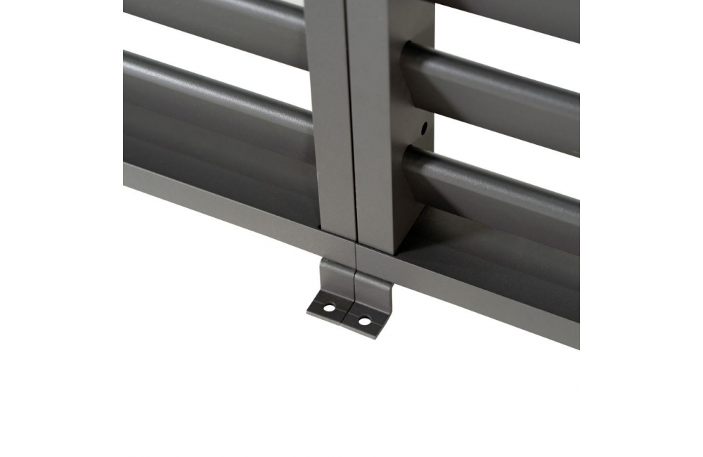 Aluminium Pergolas Titan 1.2m Side Wall Set for 3.6m