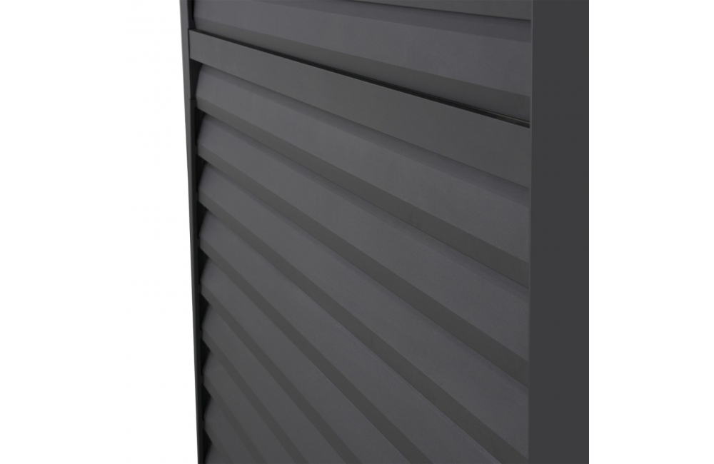 Aluminium Pergolas Titan 1m Aluminium Side Wall With Adjustable Louvres for 3m Titan Pergola