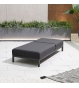 Sunny Sun Lounger in Charcoal Grey