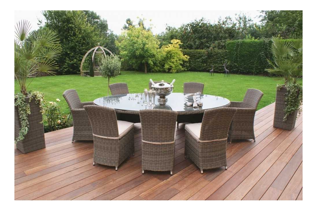 Winchester Oval Table set 2 Cava and 6 Armless Chairs